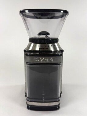 Cuisinart Electric Burr Coffee Grinder DBM-8 Stainless 0.5 Lb Hopper Adjustable